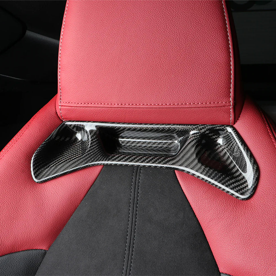 Toyota A90 Supra Seat Carbon Fiber Seat Chrome Delete Cover