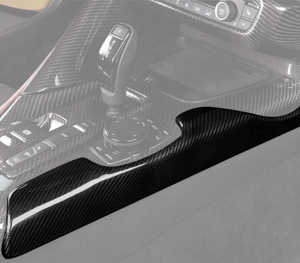 Toyota A90 Supra Carbon Fiber Center Console Side Panel Trim