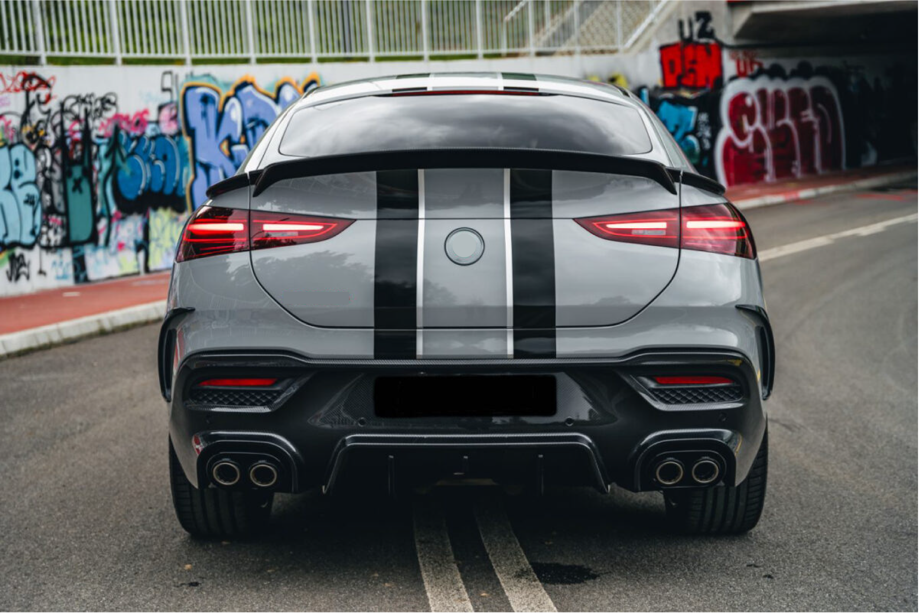 Mercedes Benz AMG GLE53 BRS Style Rear Diffuser