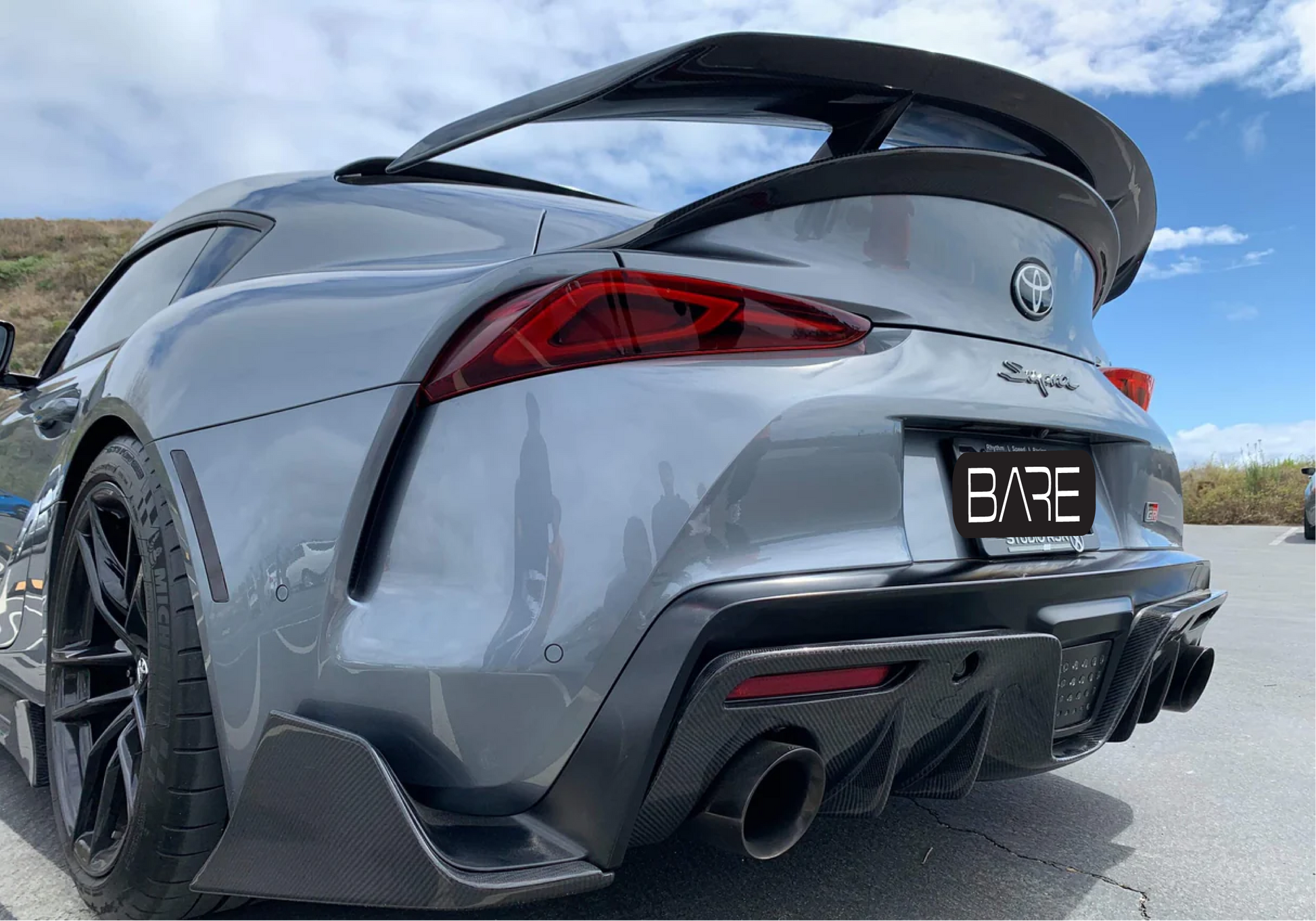 Toyota Supra A90 AG Style Rear Splitters