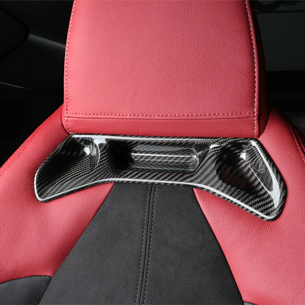 Toyota A90 Supra Seat Carbon Fiber Seat Chrome Delete Cover