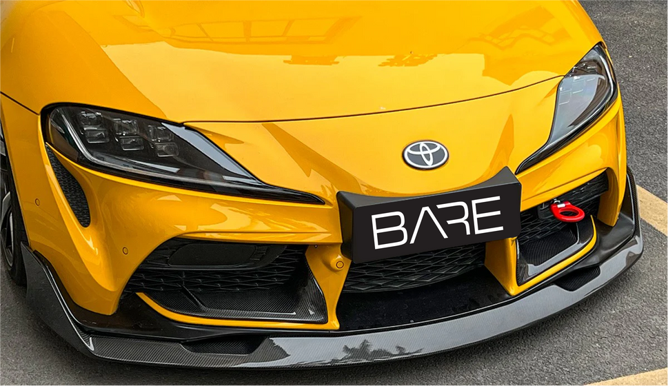 Toyota A90 Supra Bare Carbon Front Splitters