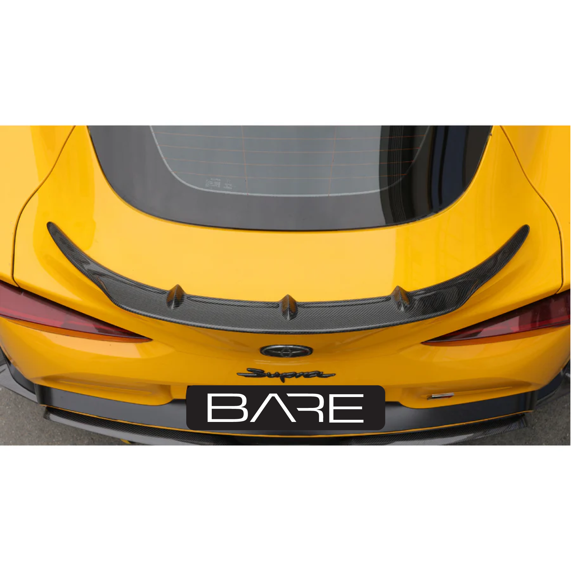 Toyota Supra A90 Bare Carbon Fiber Spoiler