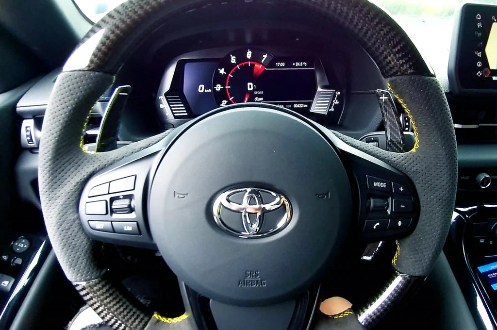Toyota A90 Supra Carbon Fiber Shift Paddles