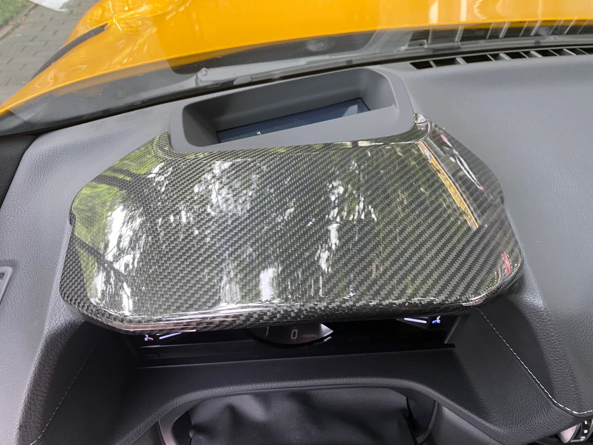 Toyota A90 Supra Carbon Fiber Upper Speedometer Cover