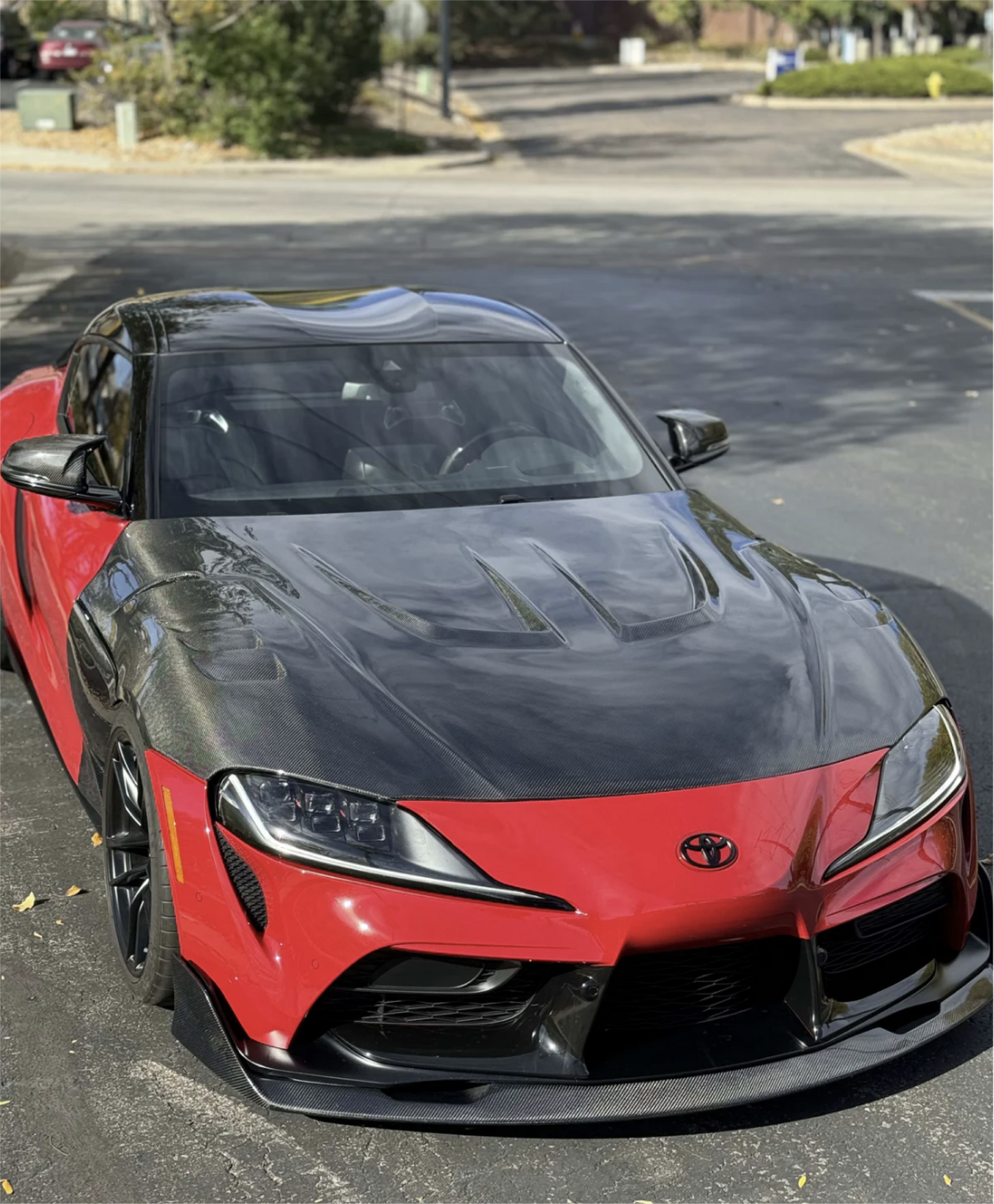 Toyota A90 Supra LB Style Hood