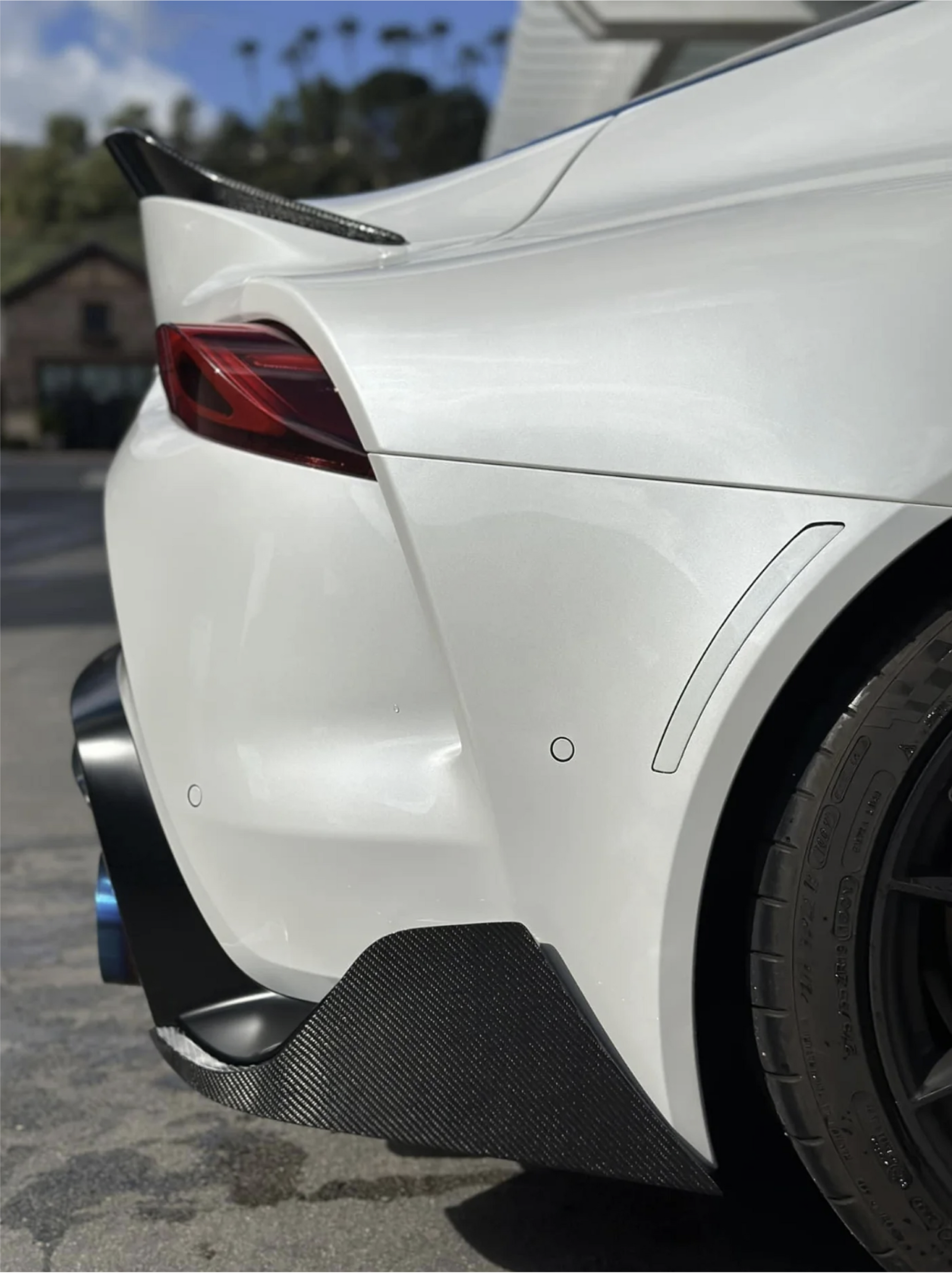 Toyota Supra A90 AG Style Rear Splitters