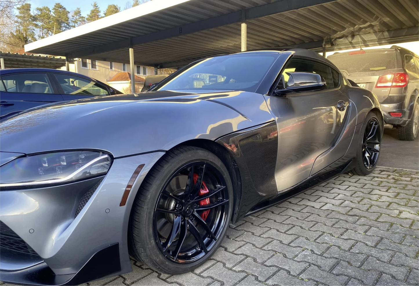 Toyota A90 Supra Bare Carbon Fender