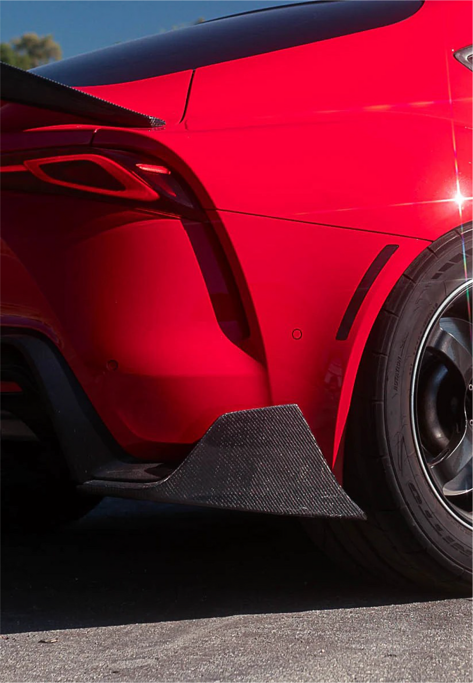 Toyota Supra A90 AG Style Rear Splitters