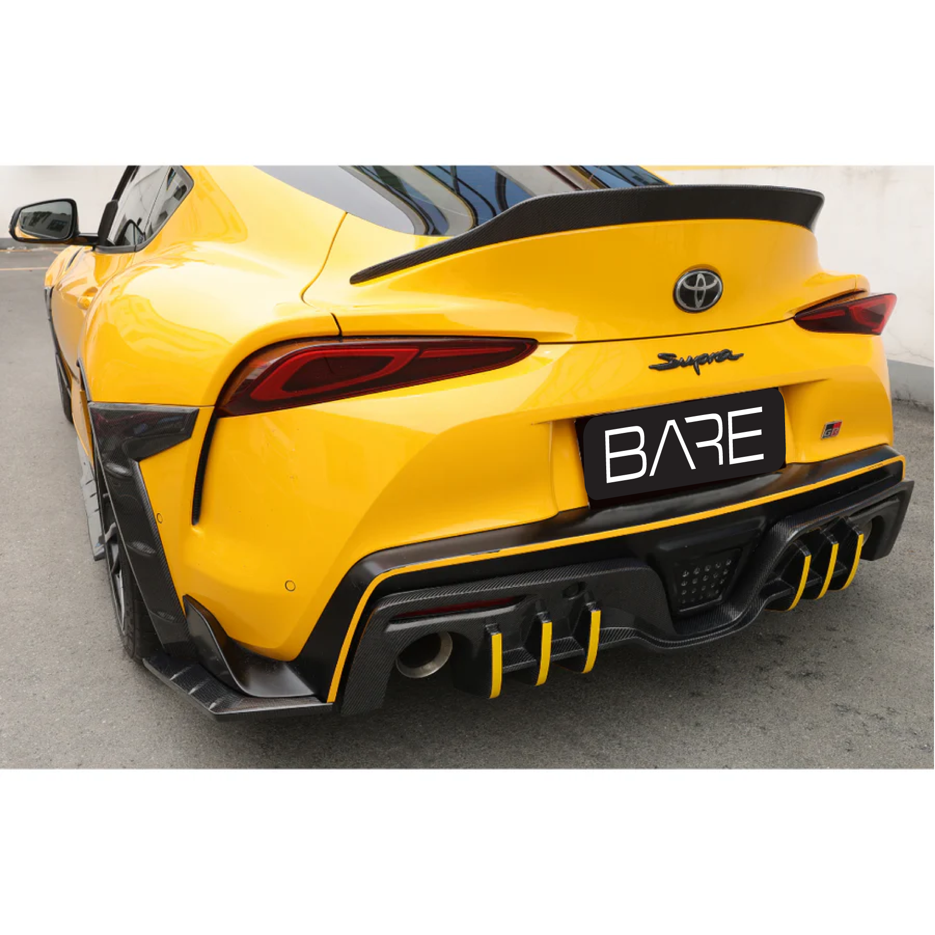 Toyota Supra A90 Bare Carbon Fiber Spoiler