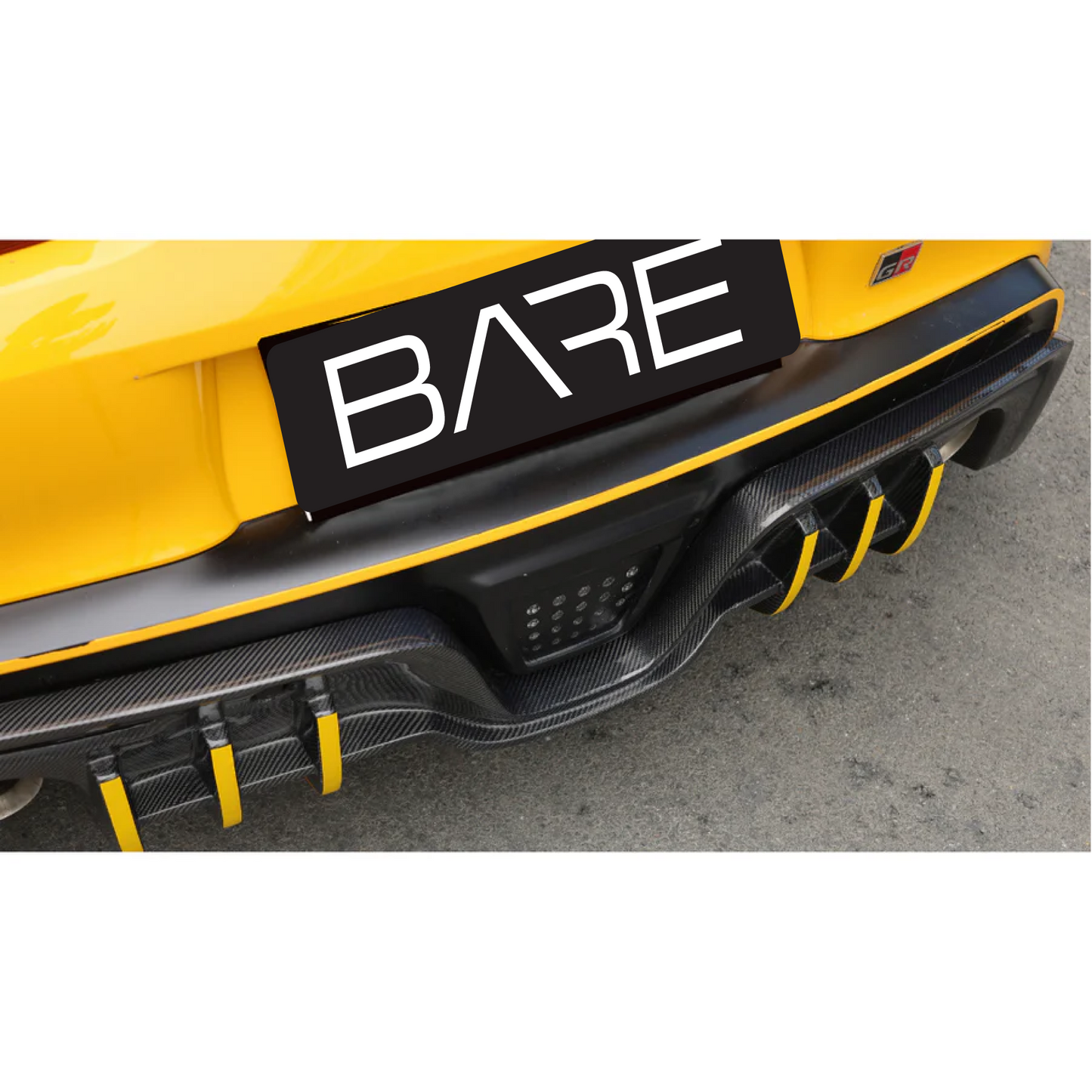 Toyota Supra A90 Bare Carbon Fiber Rear Diffuser