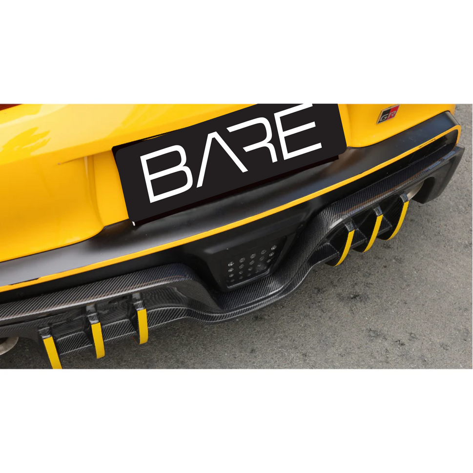 Toyota Supra A90 Bare Carbon Fiber Rear Diffuser