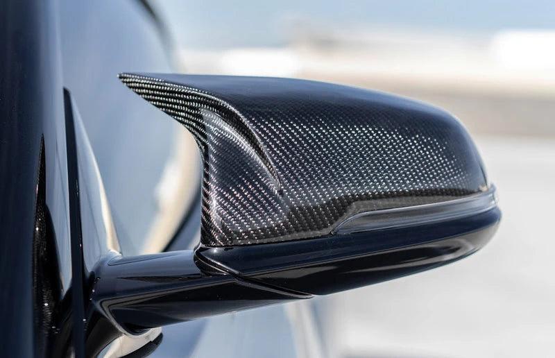 Toyota A90 Supra M Style Carbon Fiber Mirror Caps