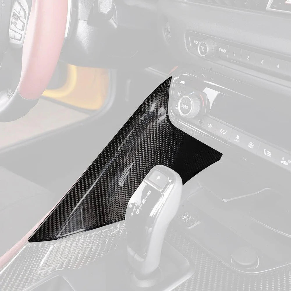 Toyota A90 Supra Carbon Fiber Side Console Cover