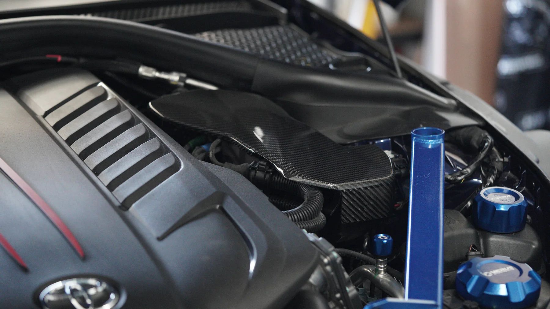 Toyota A90 Supra Carbon Fiber ECU Cover