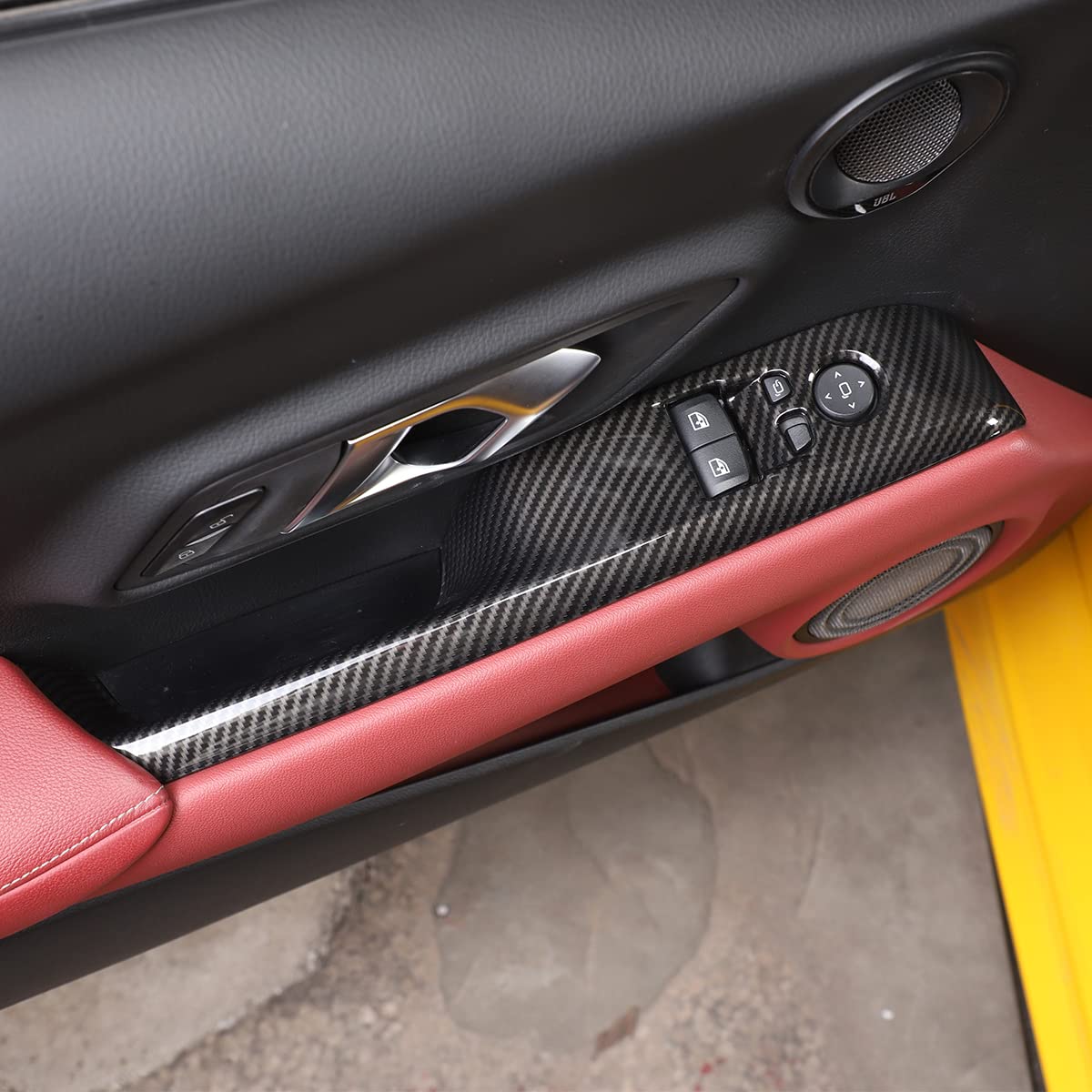 Toyota A90 Supra Carbon Fiber Door Switch Cover