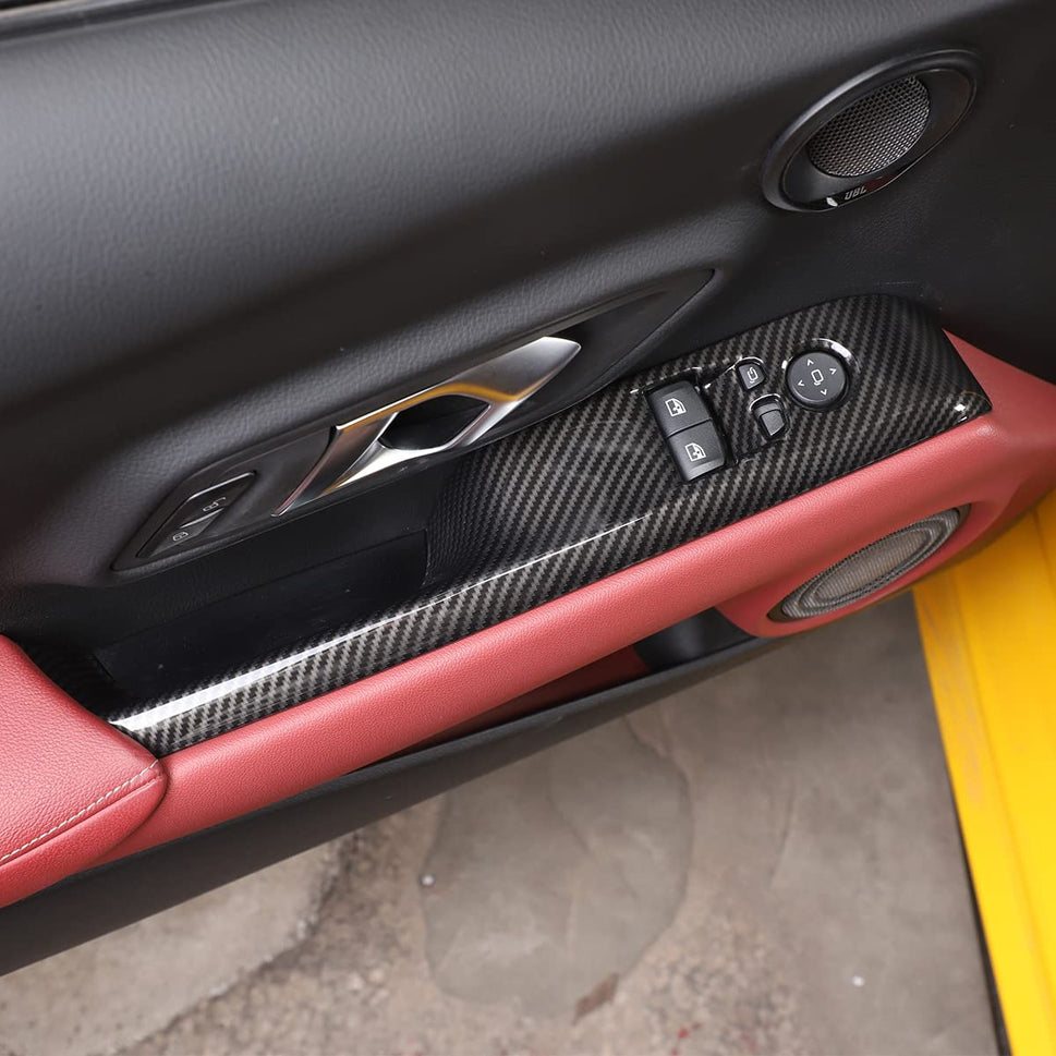Toyota A90 Supra Carbon Fiber Door Switch Cover