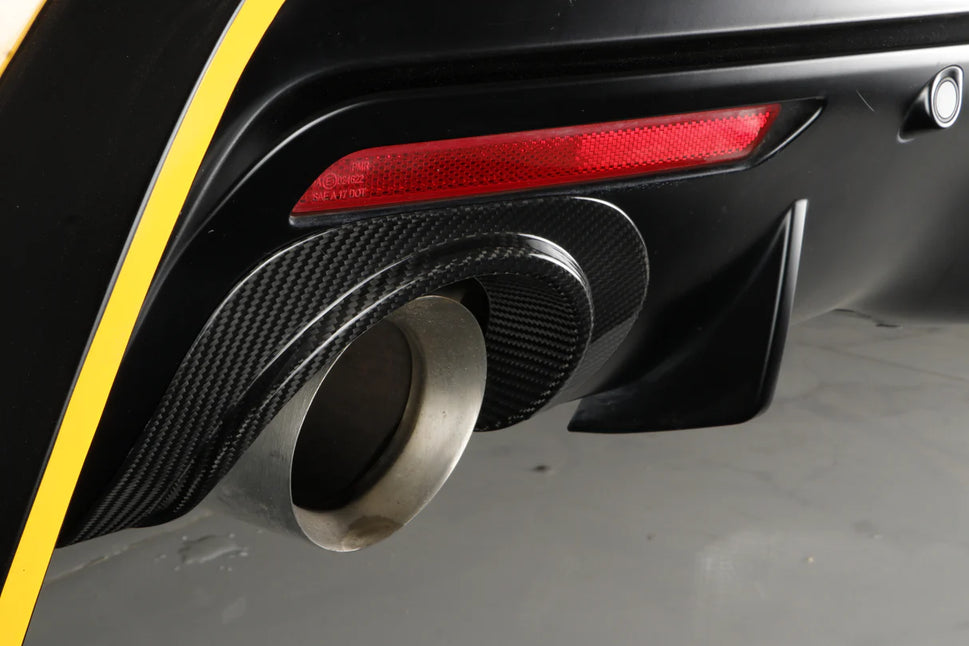 Toyota A90 Supra Carbon Fiber Exhaust Trim