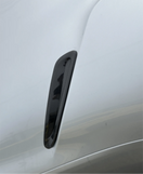 Switch Toyota A90 Supra Bare Carbon Fiber Hood Vent Trim 3 image