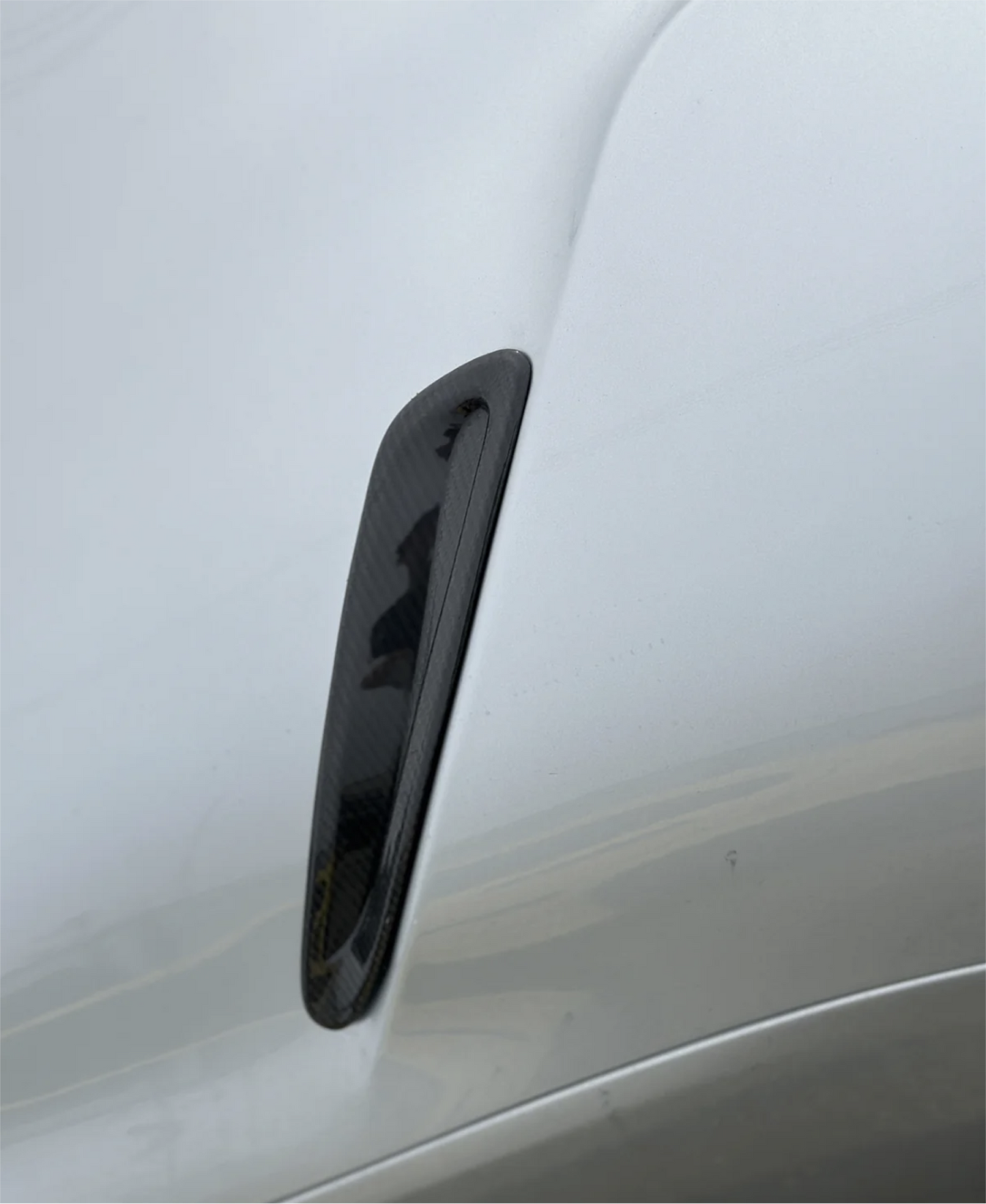 Toyota A90 Supra Bare Carbon Fiber Hood Vent Trim