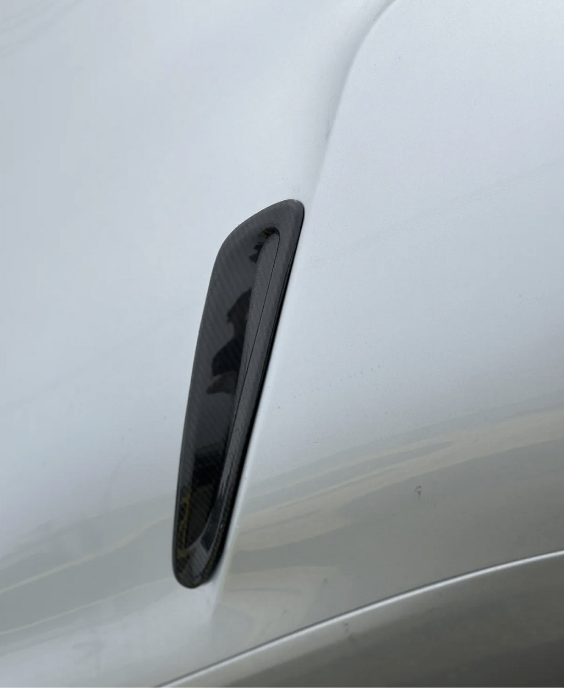Toyota A90 Supra Bare Carbon Fiber Hood Vent Trim