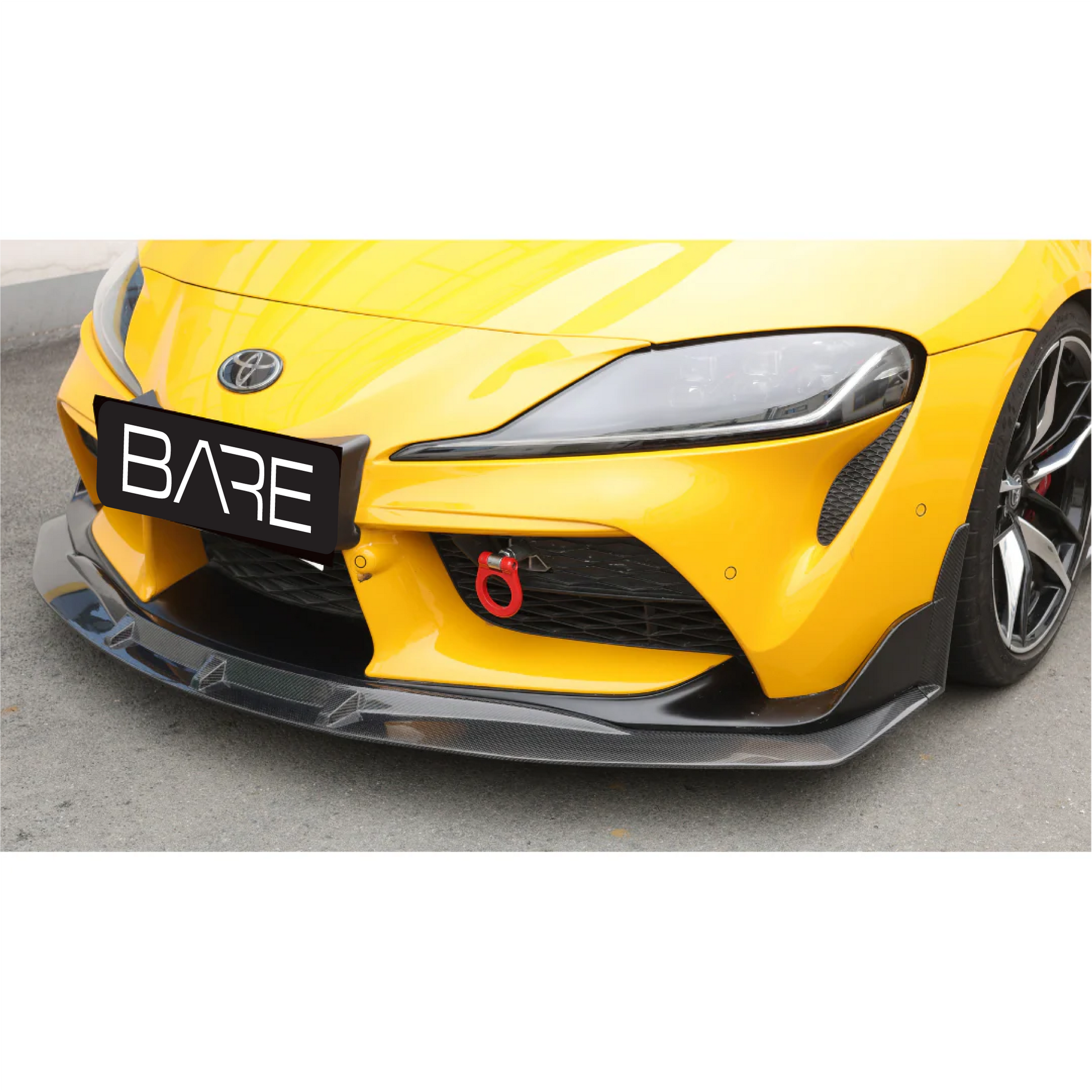 Toyota Supra A90 Bare Carbon Fiber Front Bumper